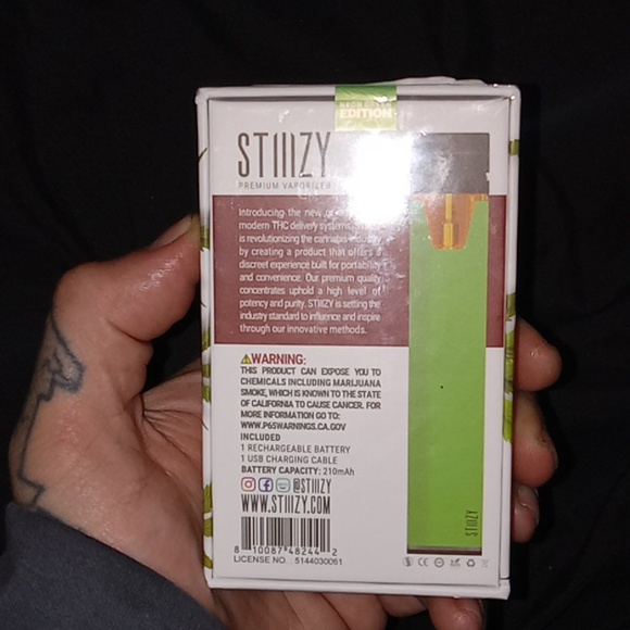 STIIIZY starter kit "🎄NEON GREEN retro Limited Edition"SEALED🆕NIB. - Picture 5 of 5